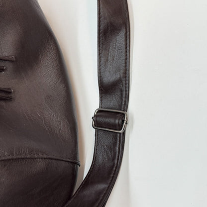 Small Niche Design Women's Large-Capacity Autumn and Winter Versatile Wide-Strap Single Shoulder Crossbody Dumpling Bag