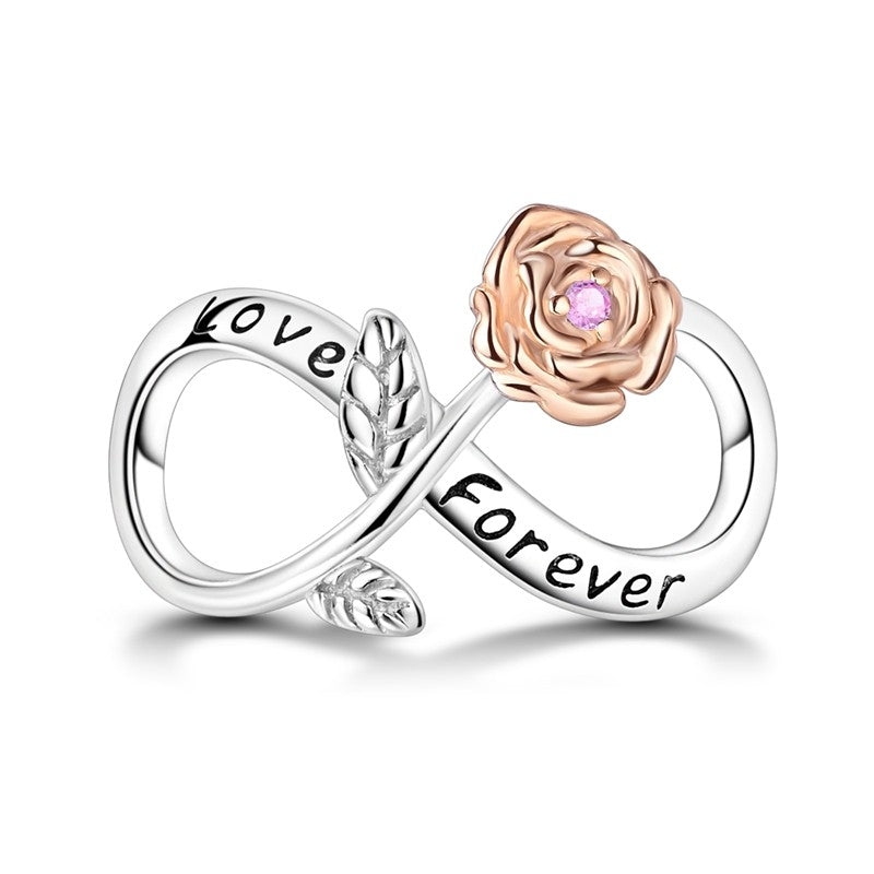 Pingente Charm Libélula Tema Primavera Prata Esterlina 925 Borboleta Flor Pendente Compatível com Bracelete Colar Joias DIY