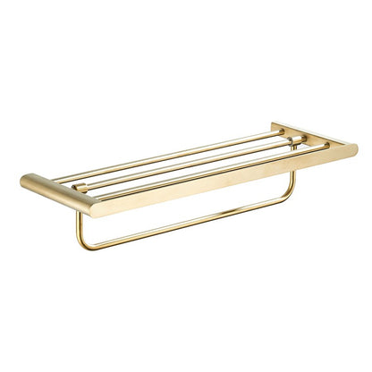 VGX Gold Bathroom Towel Holder Stainless Steel Towel Rack Folding Movable Bath Towel Bar Bathroom Hardware Accessories Grey