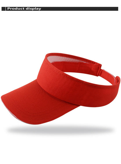 Sunshade and Sunscreen Hat for Men and Women Outdoor Sports Sun Hat UV Running Empty Top Hat Leisure Baseball Hat Women's Summer