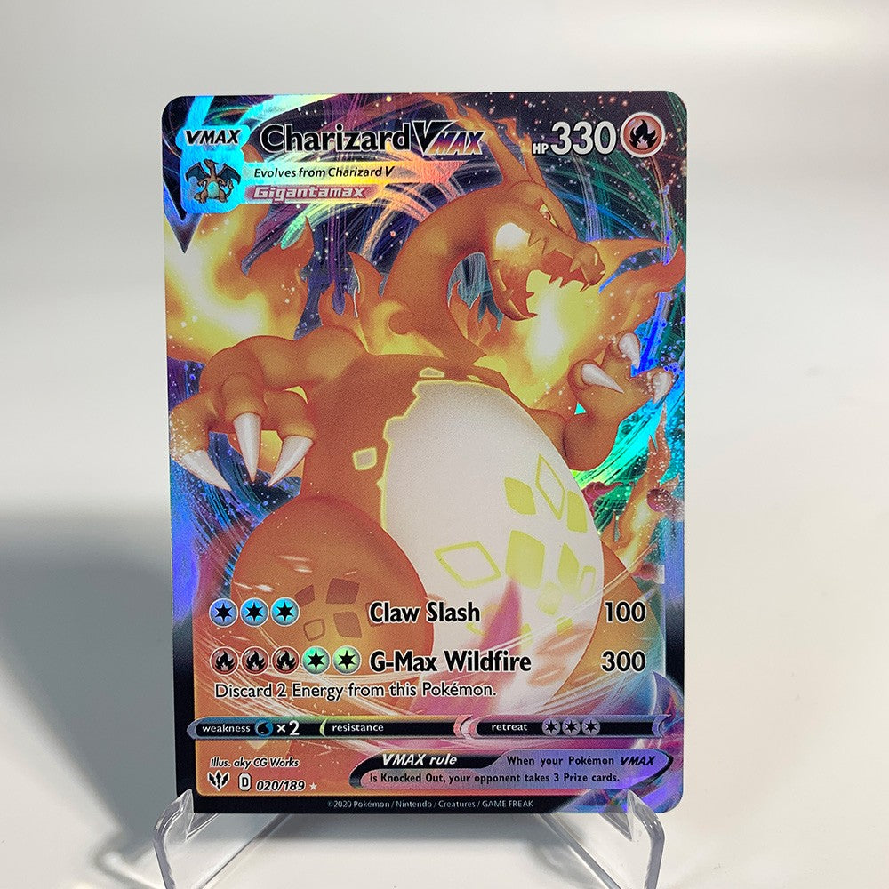 Cards Pokémon Charizard Charizard Brilhante Charizard Holográfico Charizard Ex GX VMX Hobbies Coleção Rara Cartas de Batalha Brinquedos Presentes