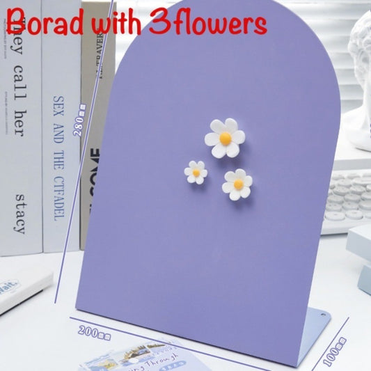 Creative Large Capacity Desktop Message Board Vertical Curved Storage Board Note Board Office Home Desktop Ornament