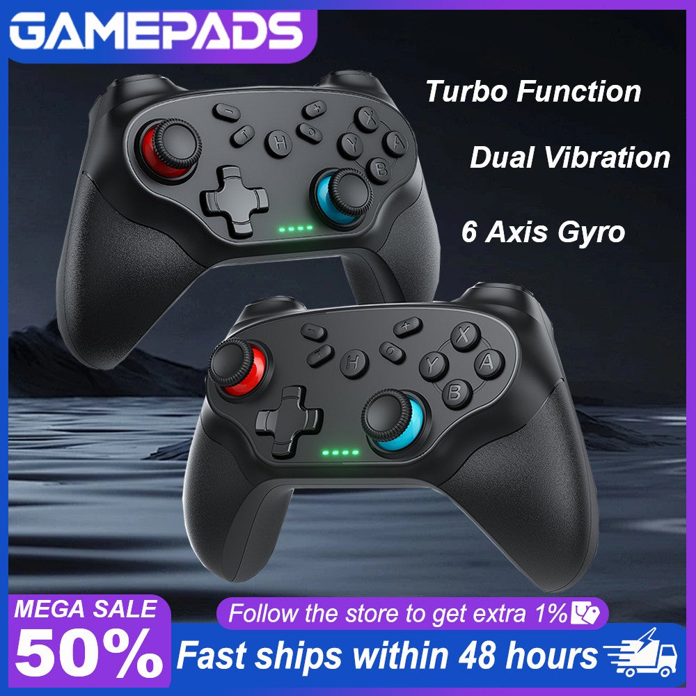 Wireless Controller For Nintendo Switch/Oled/Ios/Android Gamepads Turbo Game Controller Vibration Control Console Remote