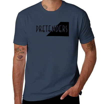 Pretenders Band T-Shirt black cotton t-shirt plain for man package man t shirts cotton T-Shirt