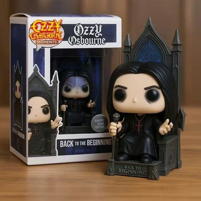Ozzy Osborne Figure Thank You Ozzy The Final Show Resin Duck Doll Ornaments Desktop Decoration Cute Doll Fans Souvenir Gift