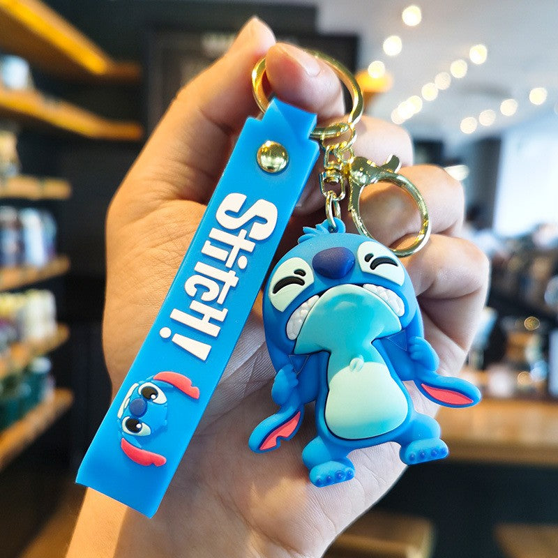 New Kawaii Anime Disney Keychain Toy Story Personalized Variety of Cartoon Doll Keyring Key Chain Car Pendant Kids Toys Gifts