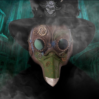 New Long Nose Plague Doctor Mask Gothic Steampunk Plague Mask Party Dress-up Proboscis Halloween Cosplay Mask