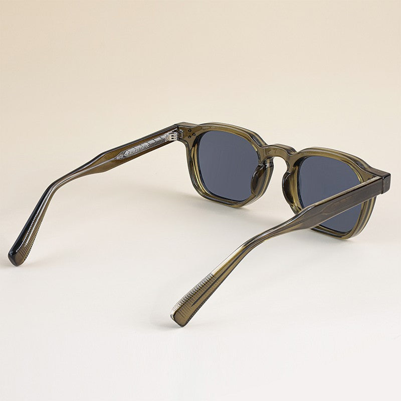 Óculos de Sol Retrô Punk CATERSIDE Masculino Armação Pequena Quadrada Design Personalizado Óculos de Sol Feminino Viagem Festa Negócios Festival Presente