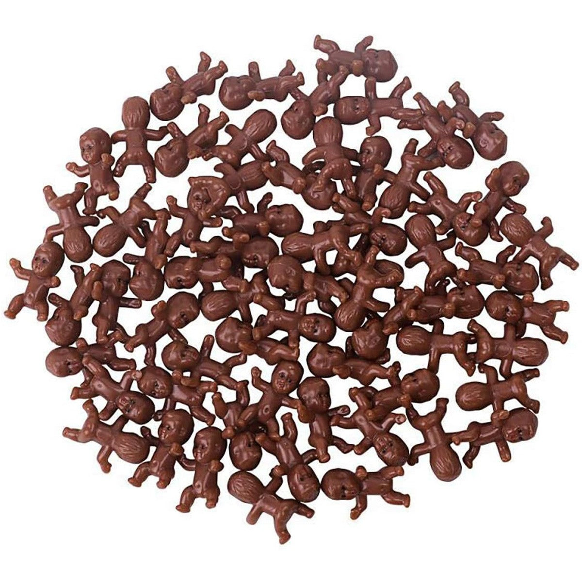 150/100/60/30Pcs Mini Plastic Babies Doll for Baby Shower Ice Cube Game Mini Baby Gender Reveal Baby shower Party Favors Decor