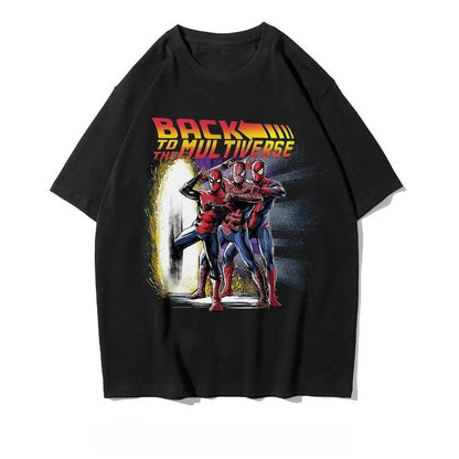 Marvel Teaches The Real Spider-Man To Travel Through The Universe New Marvel Print Summer T-shirts for Men and Women T-shirts