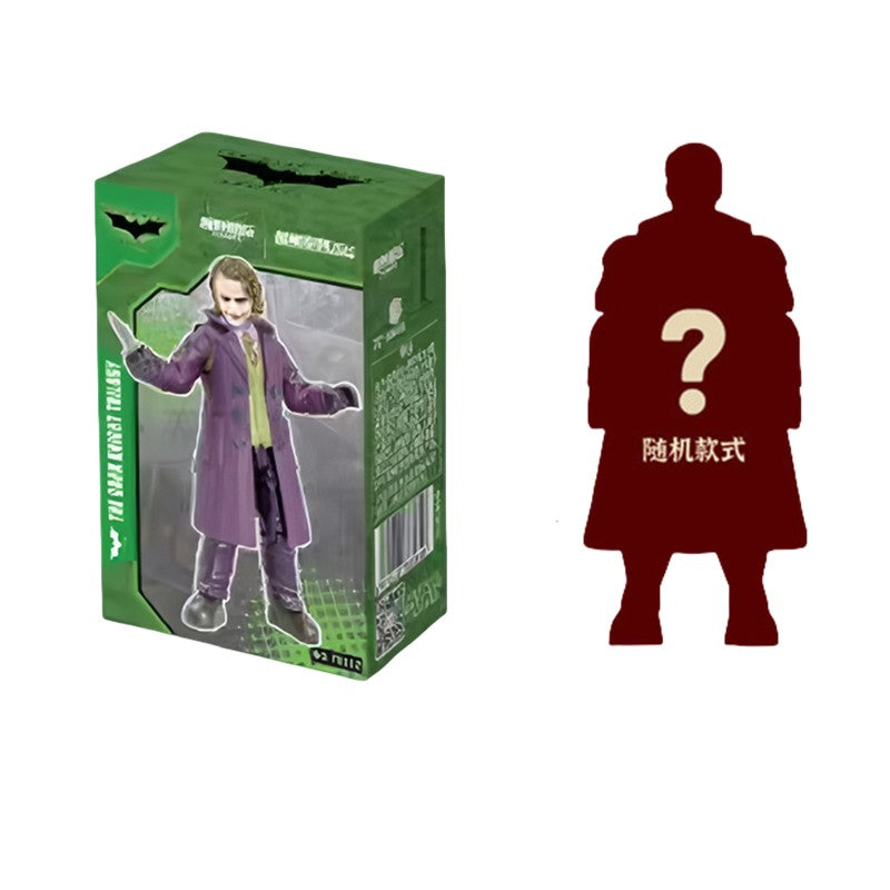 6 Peças DC Liga da Justiça Batman ABS Articulado Bruce Wayne Coringa Duas-Caras Bane Boneco de Ação Caixa Surpresa Anime Brinquedos de Boneca Presente