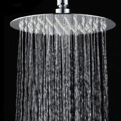 Chuveiro de Teto Redondo e Quadrado de Aço Inoxidável Cromado Alta Pressão Chuveiro Ducha Ducha de Teto