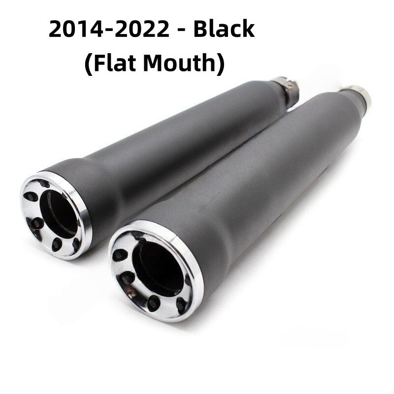 For Harley-Davidson XL883N/1200/X48 2014-2022 model, modification accessories - Snake exhaust pipe with deep-toned tail section