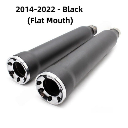 For Harley-Davidson XL883N/1200/X48 2014-2022 model, modification accessories - Snake exhaust pipe with deep-toned tail section