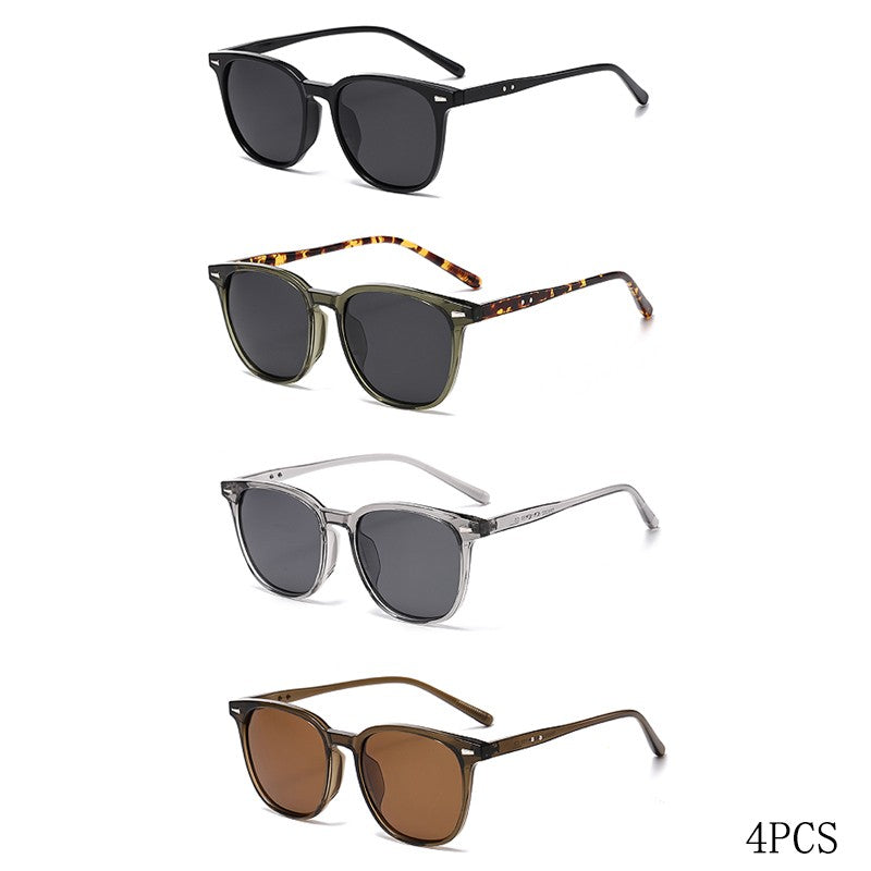 2025 New Ultra Light Square Black Face Enhancing Sunglasses With Trendy Natural Color And Uv Resistant  Sunglasses 3069
