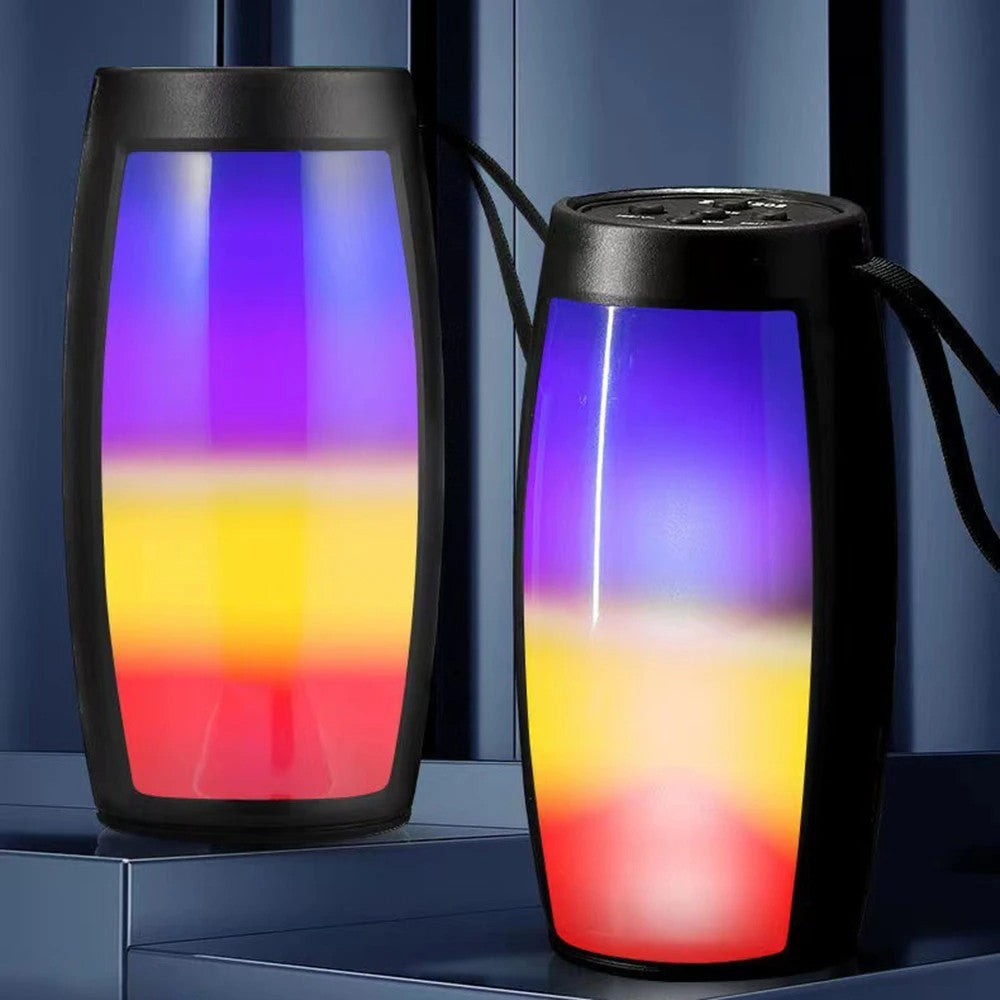 PHONEPACE Bluetooth Wireless Speakers Powerful Portable Sound Box Subwoofer Car Audio Bass MP3 Player Sound System LED Lights