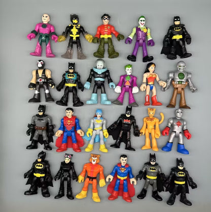 Lote de Bonecos e Brinquedos de Super Heróis Imaginext (Seleção Aleatória)