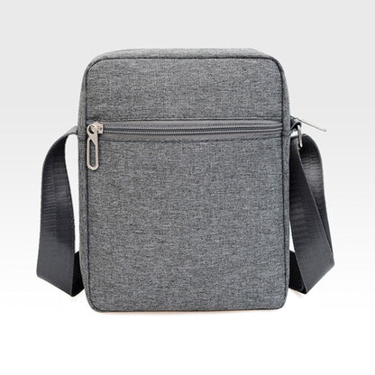 Men's Shoulder Bag Business Leisure Large Capacity Portable Handbag Zipper Multi Layer Waterproof Summer Male's Crossbody Bags