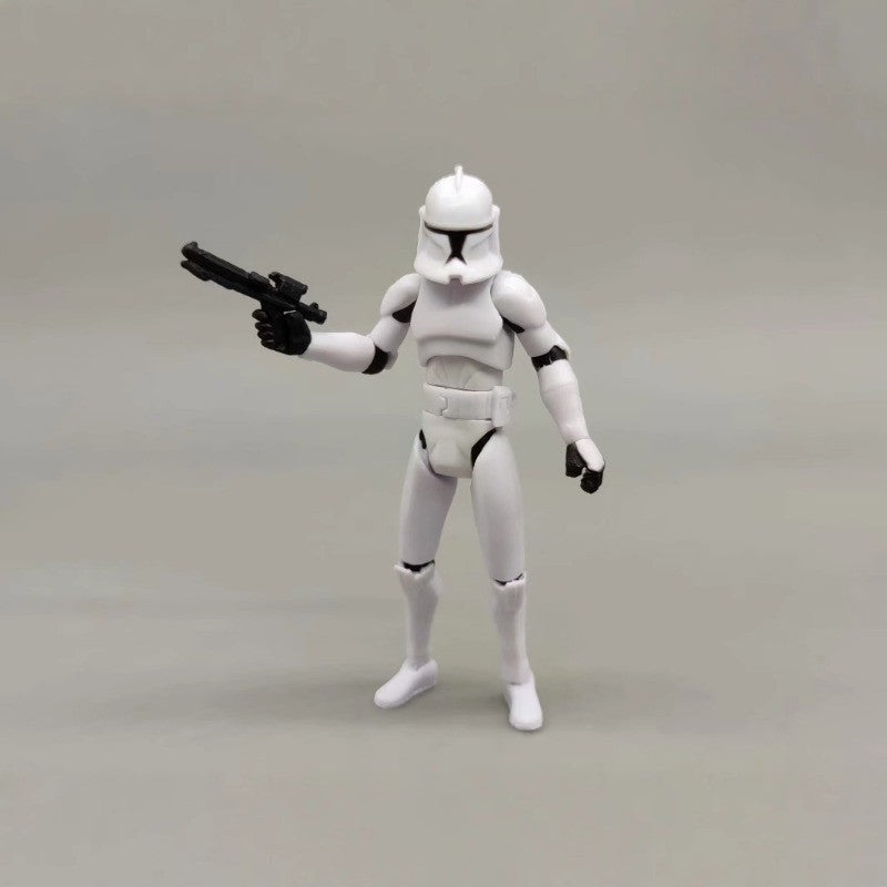 Star Wars Filme Darth Vader Dark Trooper 10cm Anime Action Figure Coleção Mini Boneca Brinquedos Modelo Para Presente Infantil