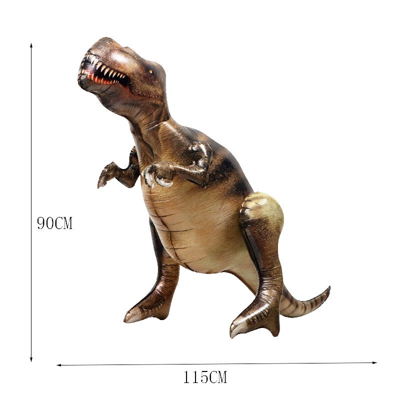 Dinosaur Party Decor 32inch Dinosaur Number Balloons 1-3 Year Olds Kid Birthday Baby Shower Matte Cartoon Foil Balloon Decors