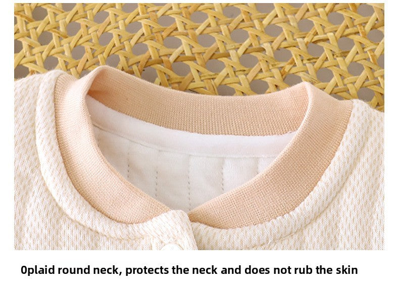 Baby Thermal Pajama Set 3-Layer Cotton Warm Winter Sleepwear Thickened Comfortable Unisex Kids Underwear Boys Girls