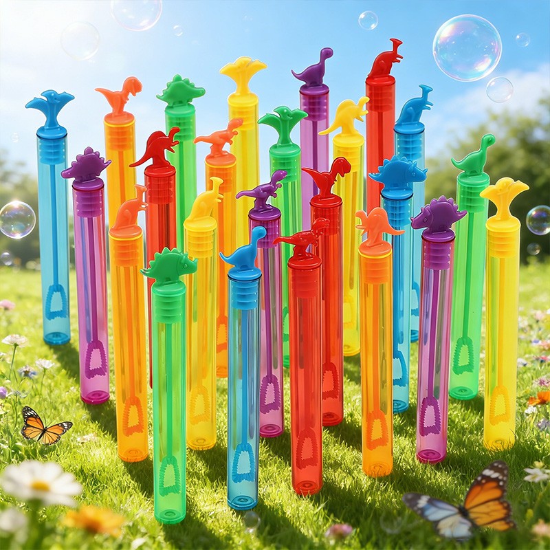 10/20/30Pcs Dinosaur Bubble Tube Empty Soap Bubble Bottle Toys for Kids Birthday Party Favors Wedding Guest Gifts Baby Shower