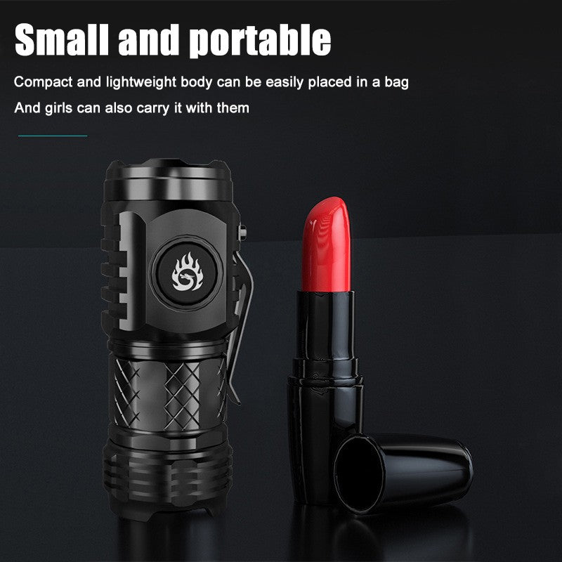 Powerful 3*SST20 LED Flashlight 18350 Super Bright Portable Torch Lamp Rechargeable Waterproof with CAP CLIP for Hiking Camping