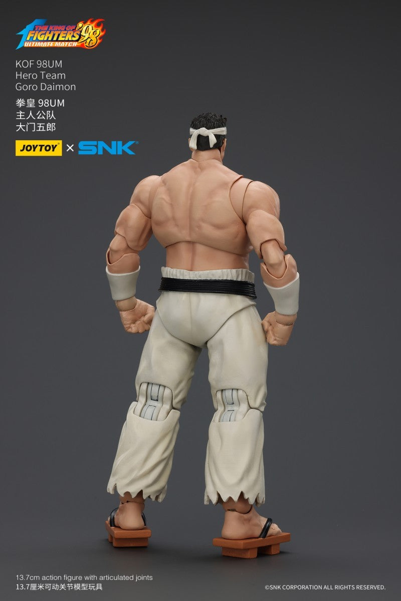 JOYTOY SNK KOF 98UM Hero Team 1/18 Bonecos de Ação Kyo Kusanagi Goro Daimon Modelo Benimaru Nikaido Jogo Anime Presentes de Brinquedo Masculino