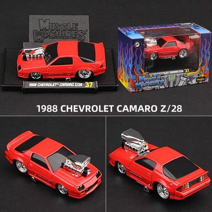 Maisto 1:64 Muscle Machines Carro de Metal Fundido Miniatura Veículos de Brinquedo Chevrolet Camaro Nissan Gtr Toyota Ae86