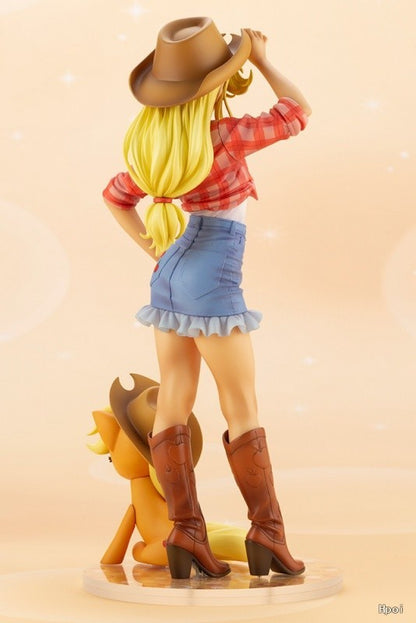My little Pony Bishoujo Rarity Sunset Shimmer Applejack Twilight Sparkle Pinkie Pie Anime PVC Action Figure Toy Collection Doll