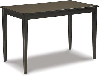 Ashley Kimonte Signature Rectangular Black Dining Table