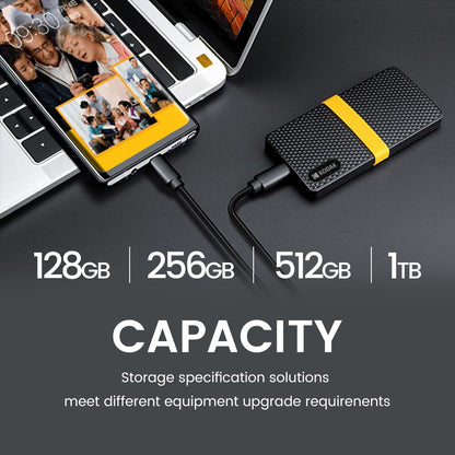 KODAK USB3.1 GEN2 SSD 1TB Disco Rígido Externo 128GB 256GB 512GB 1TB Mini PSSD de estado sólido para PCs laptops disco duro externo