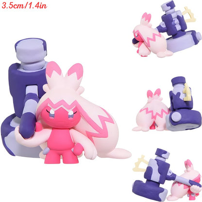 Brinquedos de Figura Pokemon Originais TAKARA TOMY Mimikyu Maushold Lapras Charizard Umbreon Sylveon Vaporeon Bonecos Modelo Presentes de Aniversário