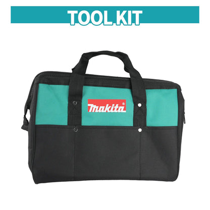 Jogo de ferramentas parafusadeira Makita DTD172 sem escova com bolsa de armazenamento durável, oferecendo potência e conveniência