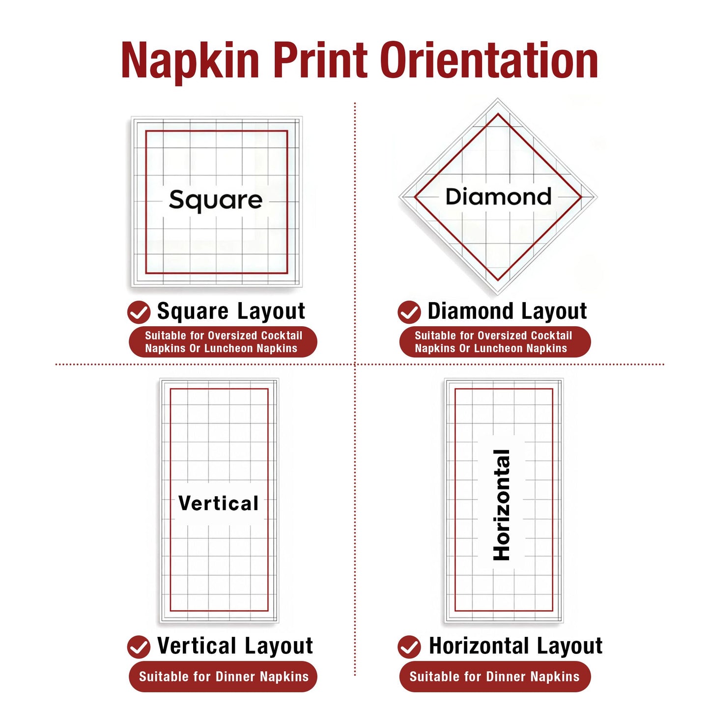 Hallowmas Custom Napkins Logo Personalized Photo Text Cocktail 3-Ply Paper Napkins for Wedding Bar Baby Shower Birthday Party