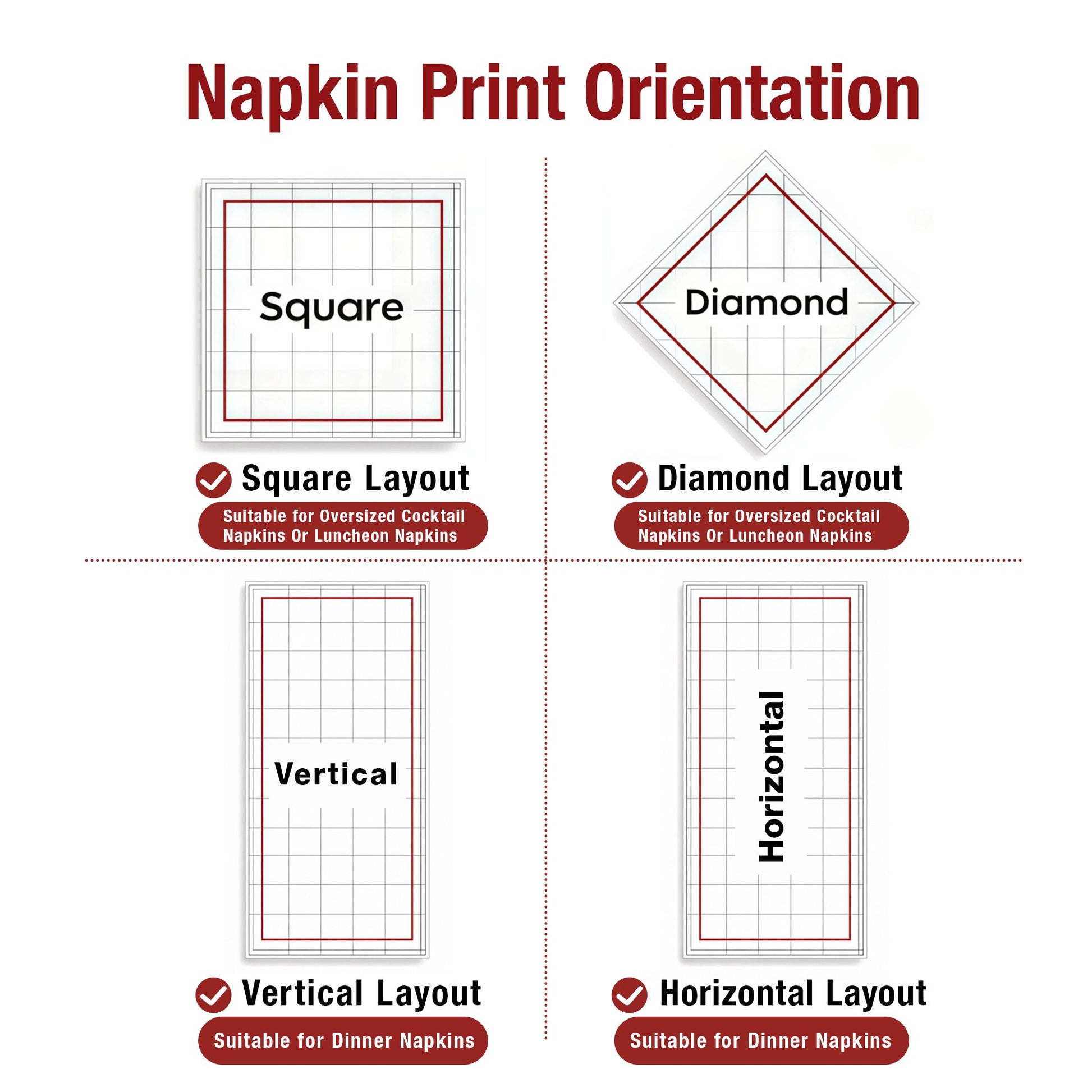 Hallowmas Custom Napkins Logo Personalized Photo Text Cocktail 3-Ply Paper Napkins for Wedding Bar Baby Shower Birthday Party
