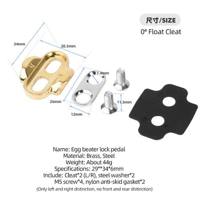 Bike Cleats for SHIMANO Road Bicycle Self-locking Pedal Cleat Anti Slip Cycling Shoes Cleats for SHIMANO SPD SL Bike Accessories