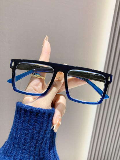 2/3PC New fashion large frame reading glasses trendy square frame rice nail middle-aged and elderly goggles reading glasses 2231