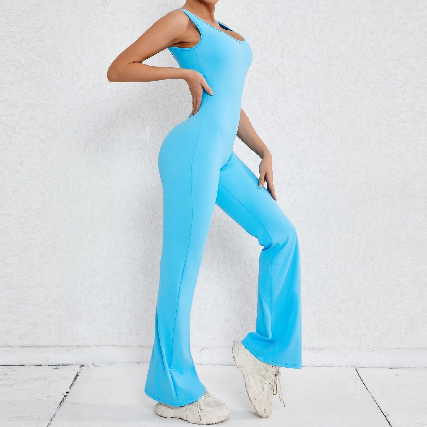 Sexy Back V Yoga Jumpsuit Women Women Sports Jumpsuit Fitness Rompers Training Yoga Suit Sportswear Stretch Workout Bodysuits