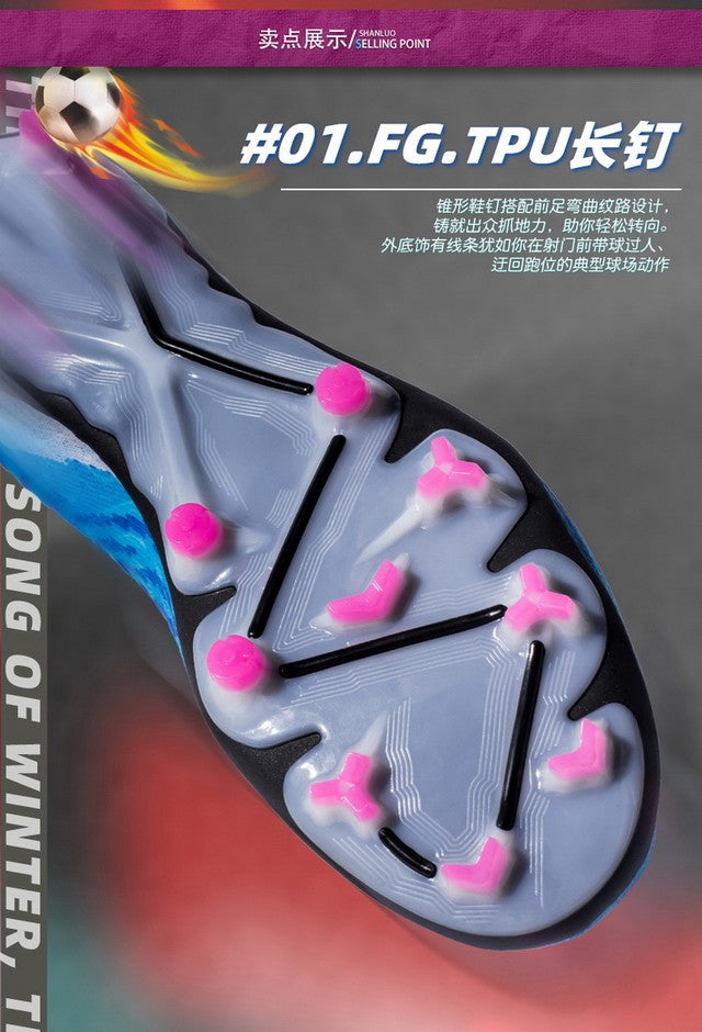 New Men Soccer Shoes Grass Professional Training Football Shoes Society Cleats Football Field Boots Fast Indoor Sneaker Non Slip