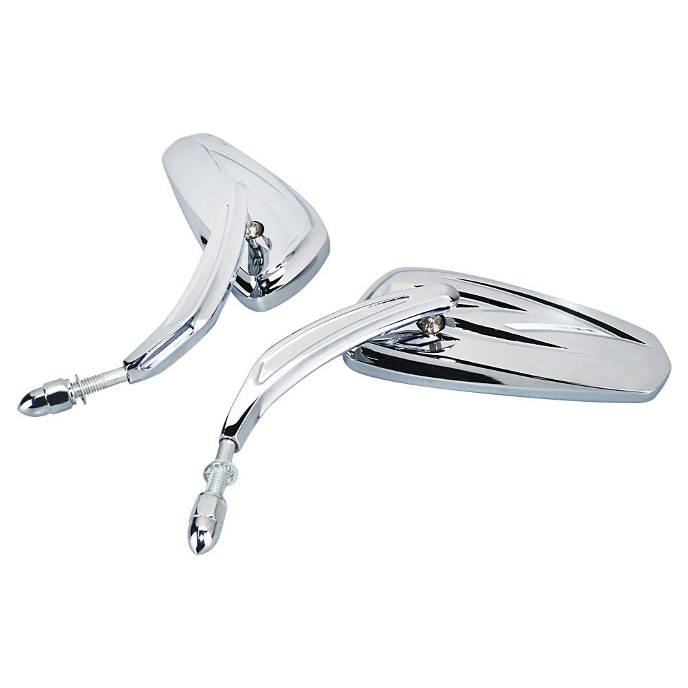 Espelhos Retrovisores Laterais de Guidão 5/16" para Motocicletas Harley Honda Davidson Sportster Fat Boy FLSTF Road King Street Glide 88-24