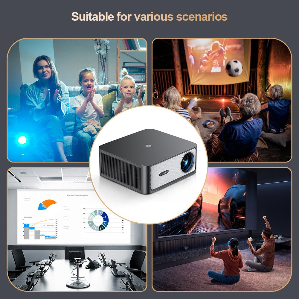 Projetor Portátil ThundeaL TD98Pro 2K 4K Full HD para Filmes e Jogos TD98 Pro 2G 32G Home Theater de Vídeo WiFi Projetor Android