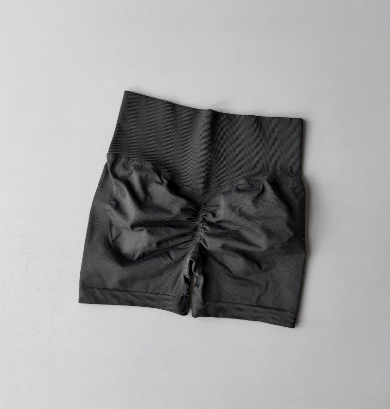 Peach Hip Lifting Sports Shorts Women High Waist and Waist Tightening Slimming Running Hip Speed Drying Three Point Tight Pants