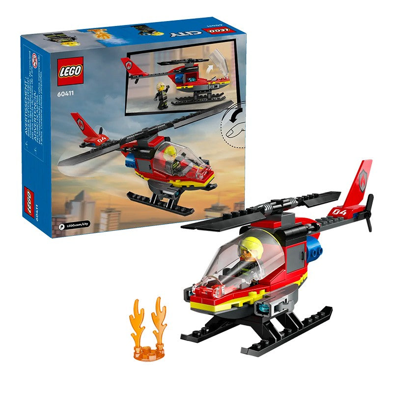 Série Lego City 60374 60373 60411 Navio de Resgate de Incêndio Blocos de Montar de Quebra-Cabeça Brinquedos Infantis Presentes de Natal