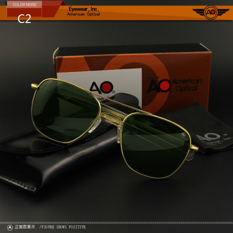 Aviation Sunglasses Men Women Outdoor driving glasses pilot American Army Military Optical AO  SunGlasses glasses Oculos de sol