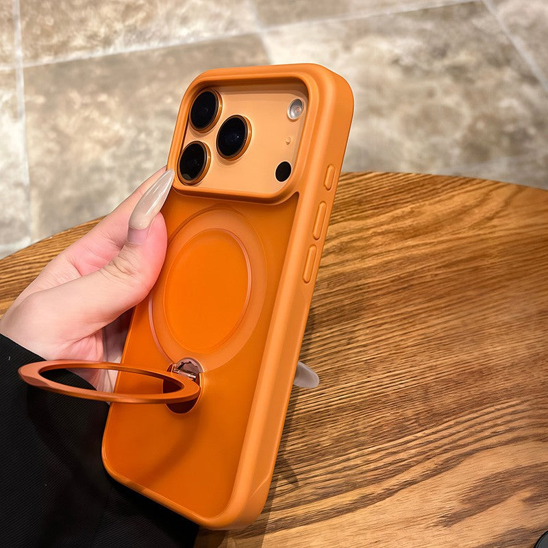 Capa de Celular com Anel de Suporte de Metal Magsafe para Carro para iPhone 17 Pro Max 17 Air 16 15 Pro 14 13 12 11 Capas Traseiras Magnéticas