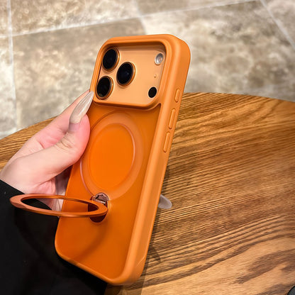 Capa de Celular com Anel de Suporte de Metal Magsafe para Carro para iPhone 17 Pro Max 17 Air 16 15 Pro 14 13 12 11 Capas Traseiras Magnéticas