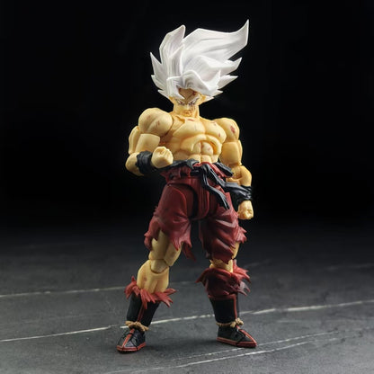 Em estoque Nan&T SHF Batalha Semanal GOKU Dragon Ball Z Escala 1/12 Boneco de Ação Modelo Brinquedos Figuras de Anime Brinquedos Presente