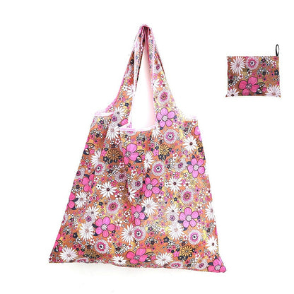 Reusable Shopping Large Bag Foldable Eco Tote With Pouch For Grocery Gym Office Supplies Beach Gear School Toys Storage Bags