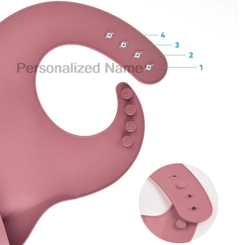 Baby Silicone Sucker Bowl Plate Cup Bibs Spoon Fork Sets Children Tableware Baby Feeding Dishes Sets Personalized Name BPA Free